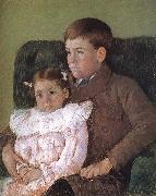 Mary Cassatt Alan and Jadena oil painting artist